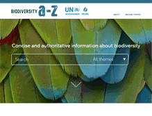 Tablet Screenshot of biodiversitya-z.org